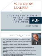 How To Grow Leaders: The Seven Principles of Effective Leadership Development