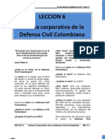 MR 6 Cultura Corporativa de La Defensa Civil Colombiana