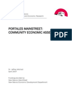 Portales Main Street Community Economic Assessment 2007