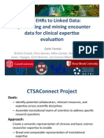 From EHRs to Linked Data-Representing and Minining Encounter Data