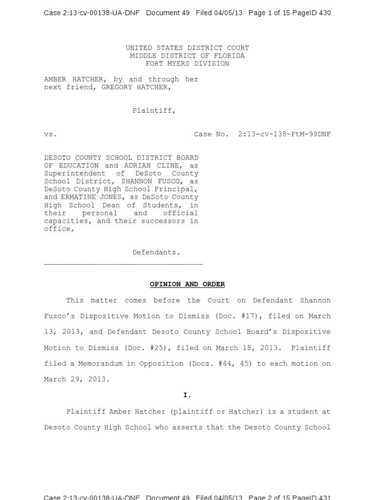 Florida litigation regarding attempts to frustrate Day of Silence