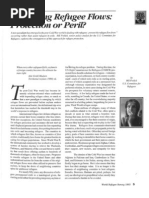 Preventing Refugee Flows: Protection or Peril?
