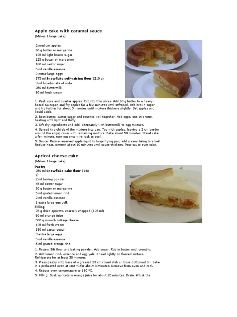 Sinhala Cake Recipes Collection PDF | PDF | Cakes | Butter