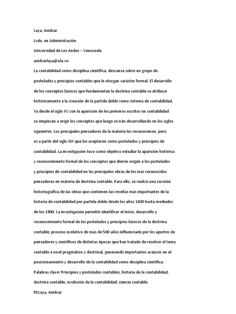 2a Parte Pcga y Postulados  Generally Accepted Accounting 