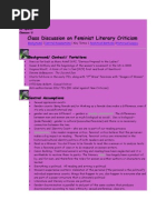 Feminist Literary Criticism