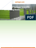 Catalog of Springer Scientific Computing Books