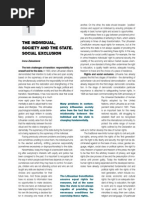 Lithuania The Individual, Society and the State. Social Exclusion