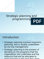 Strategic Planning and Programming Chapter 7