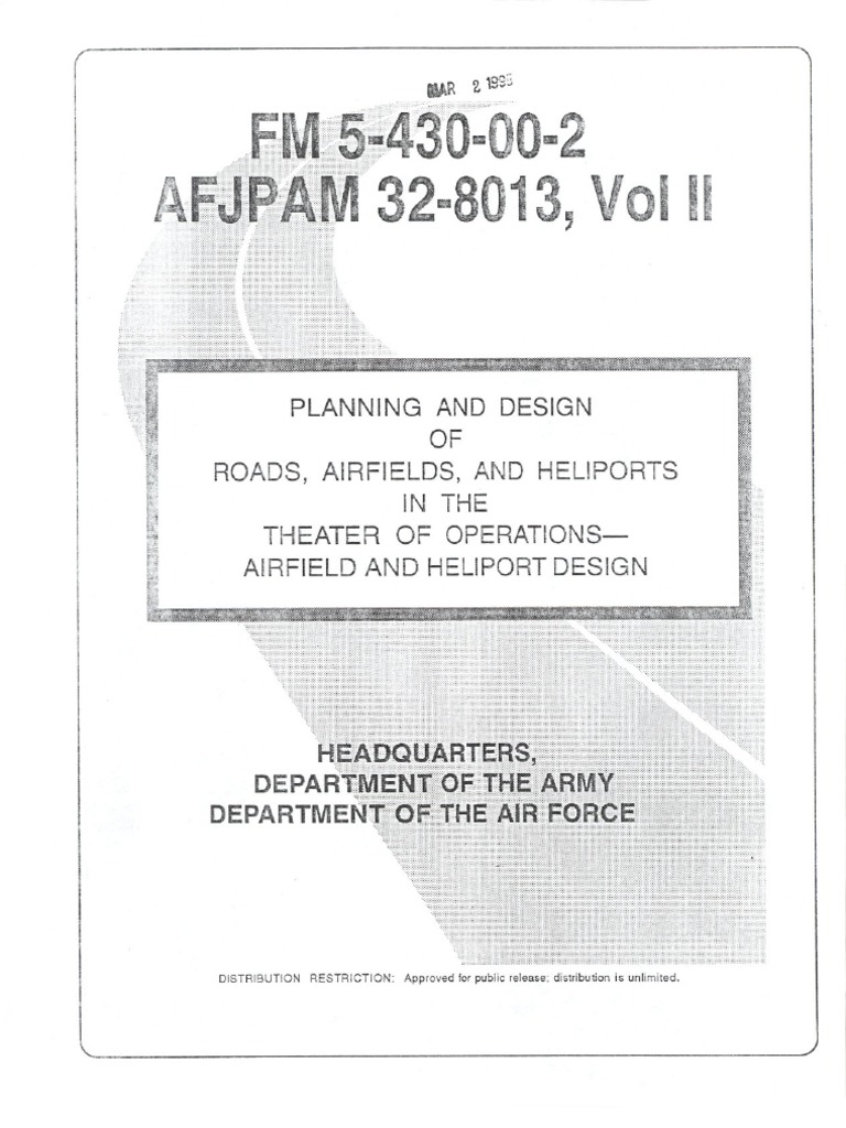 Airfield and Heliport Design | PDF | United States Air Force | Runway
