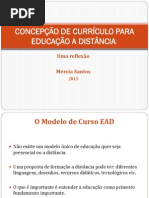 CURRÍCULO EAD- MERCIA 2013