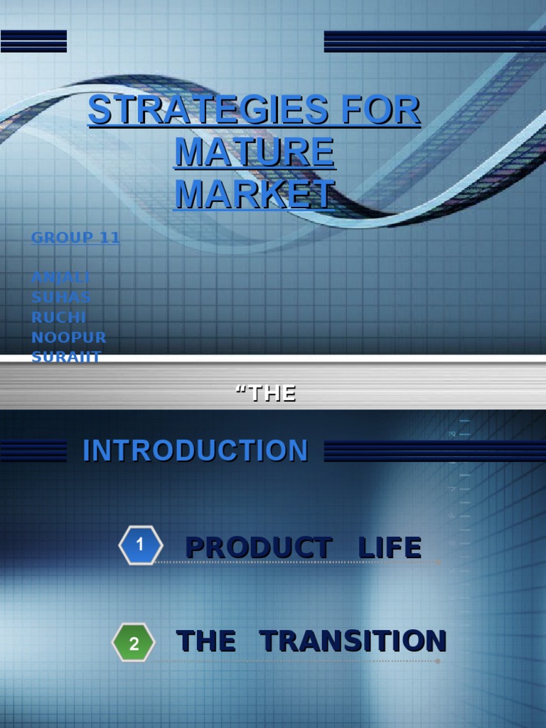 Strategies For Mature Market Pdf