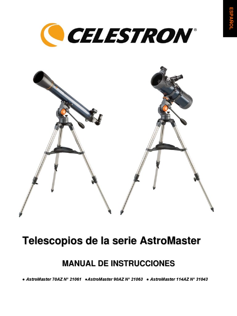 Manual Del Telescopio Celestron Astromaster Telescope Light