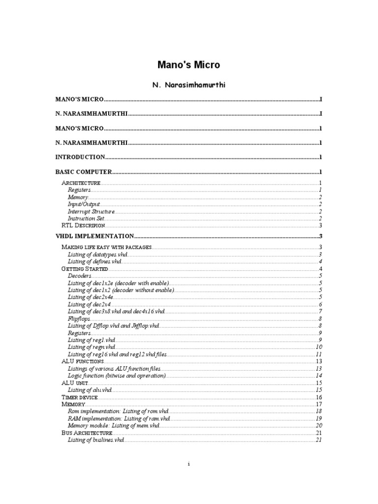 Mano Answers | PDF