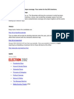 2012 Election Coverage Webpage
