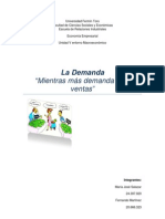 UFT, SAIA, Economía Empresarial, La Demanda