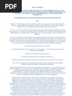 LEY 1830 DEL 01 QUE MODIFICA EL INCISO DEL ARTICULO 32 YLOS ARTÍCULOS 153, 154, 251, 254, 257 y 2