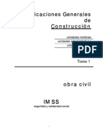 Especificaciones de Obra Civil T-1