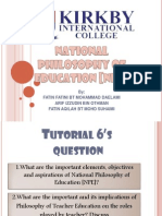 National Philosophy of Education (Npe)