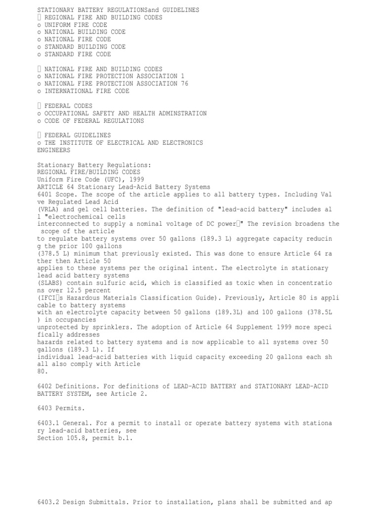 Battery Room PDF Battery (Electricity) Ventilation (Architecture)