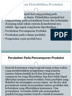 Pengukuran Fleksibilitas Produksi