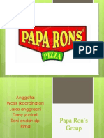 Papa Ron's Group 1