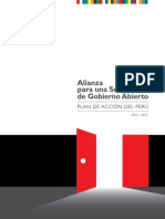 Plan Gobierno Abierto de Perú (2012-2013)