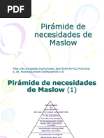 Piramide de Necesidades de Maslow