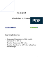 Training Module 03.1 - Introduction to U-Values