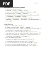 Questionnaire fro Micro finance survey
