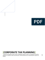 Corporate Tax Planning)