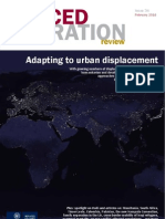 Forced Migration Issue 34 - Adapting to Urban Displacement