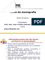 Modelo Apresentacao Monografia