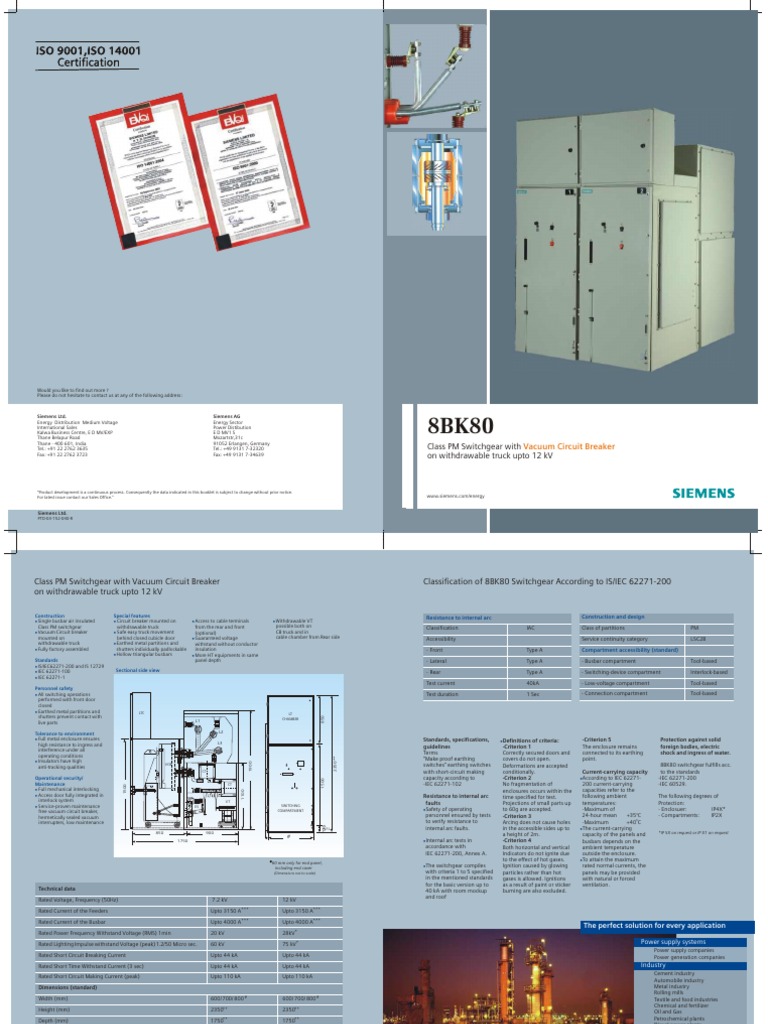 Vacuum Circuit Breaker PDF PDF Insulator (Electricity) Electrical Equipment