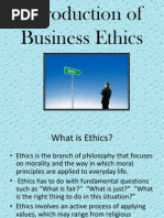 Introduction of Business Ethics