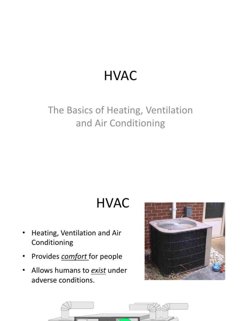 HVAC Basics: Heating, Ventilation, and Cooling | PDF