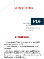 Leadership in Srec