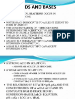 Acids and Bases