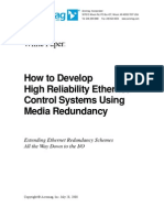 Ethernet Control Systems Using Media Redundancy