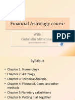Financial Astrology Course Syllabus