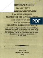 Manifiesto de los Persas 