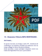 Sul Crinale... Tavola Massonica Del Fratello Domenico Vittorio Ripa Montesano Gran Maestro Della Gran Loggia Phoenix Degli ALAM ® MASSONERIA UNIVERSALE