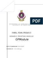 Gpmodule: Final Year Project