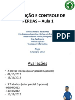 PREVENÇÃO E CONTROLE DE PERDAS 1