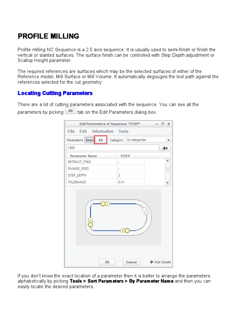 Profile Milling | PDF