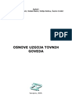 Osnove uzgoja tovnih goveda