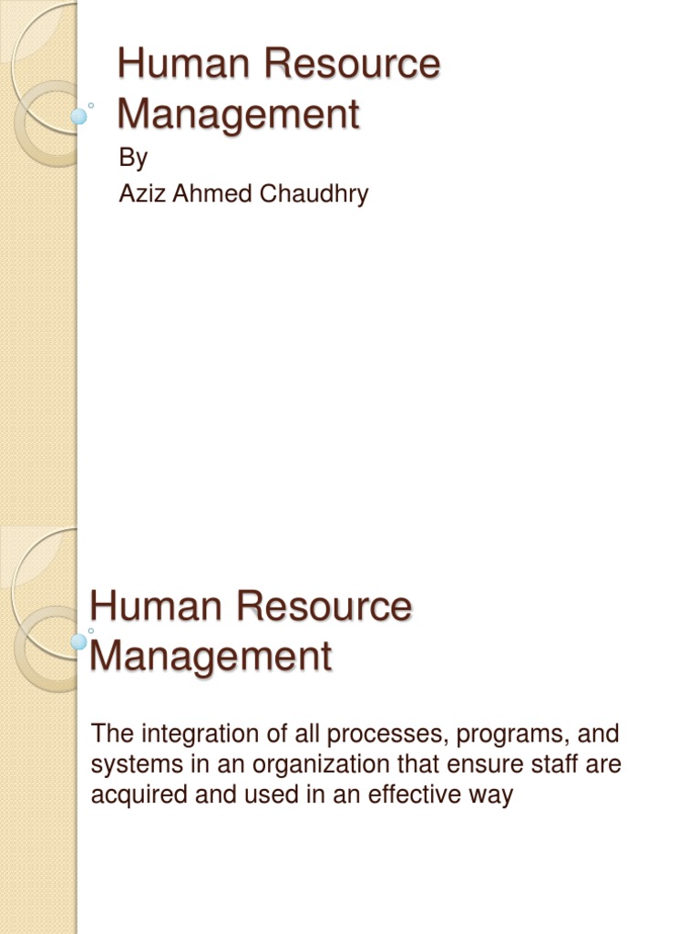 Comprehensive Guide to HR Management | PDF | Human Resource Management ...