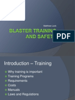 Blaster Training and Safety