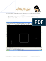 Cara Mengubah Gambar 2d Menjadi 3d Menggunakan Autocad