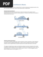 Shear and Moment Diagrams - Including the 3 Moment Equation and Examples