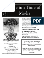 Love in a Time of Media Flyer